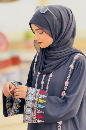 Pistachio Crepe Abaya