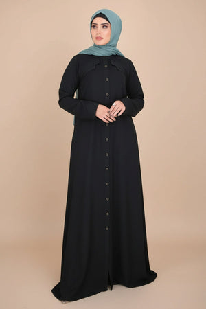 Cherry Berry Lapel Abaya