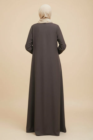 Cherry Berry Lapel Abaya