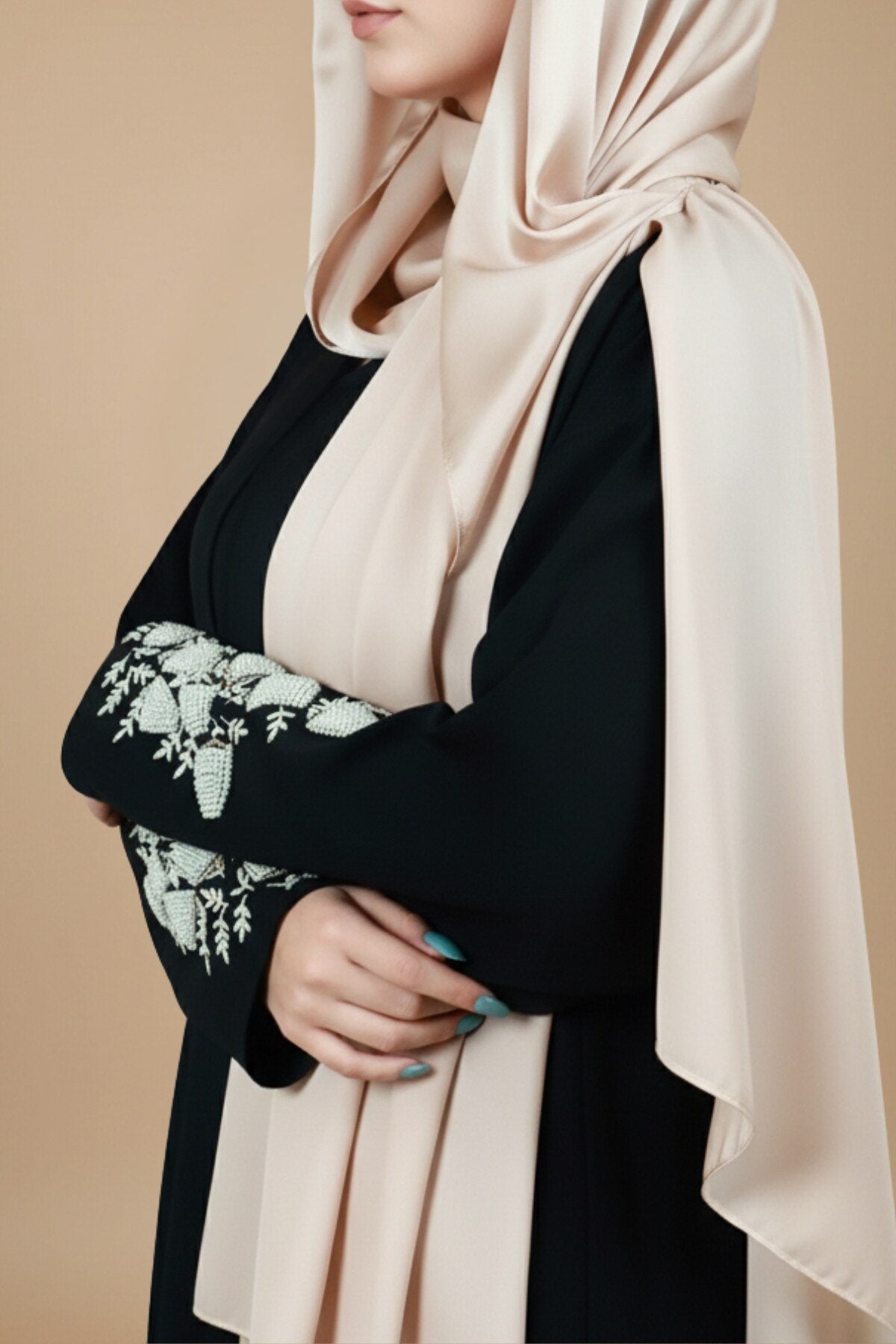 Claret Fixed Baggy Abaya