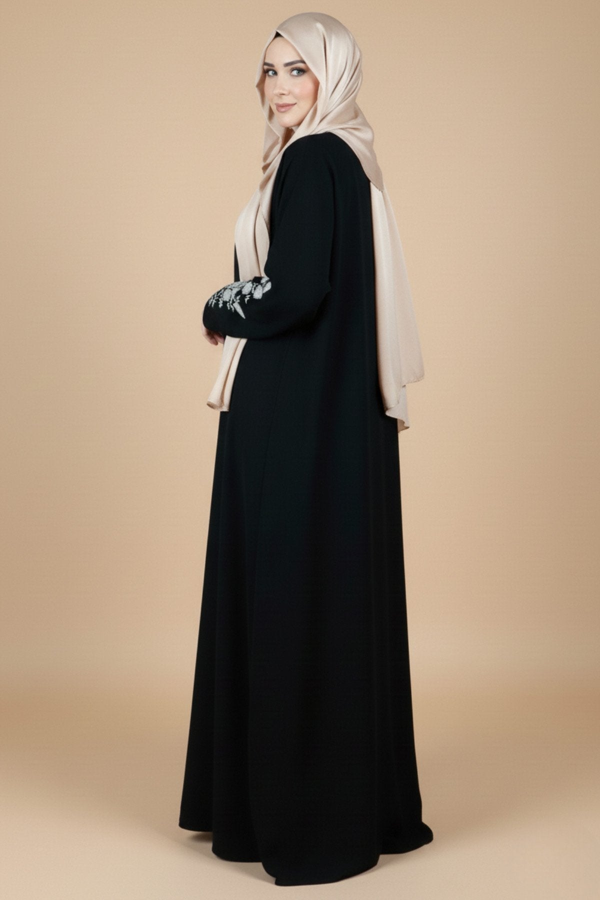 Claret Fixed Baggy Abaya