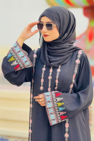 Pistachio Crepe Abaya