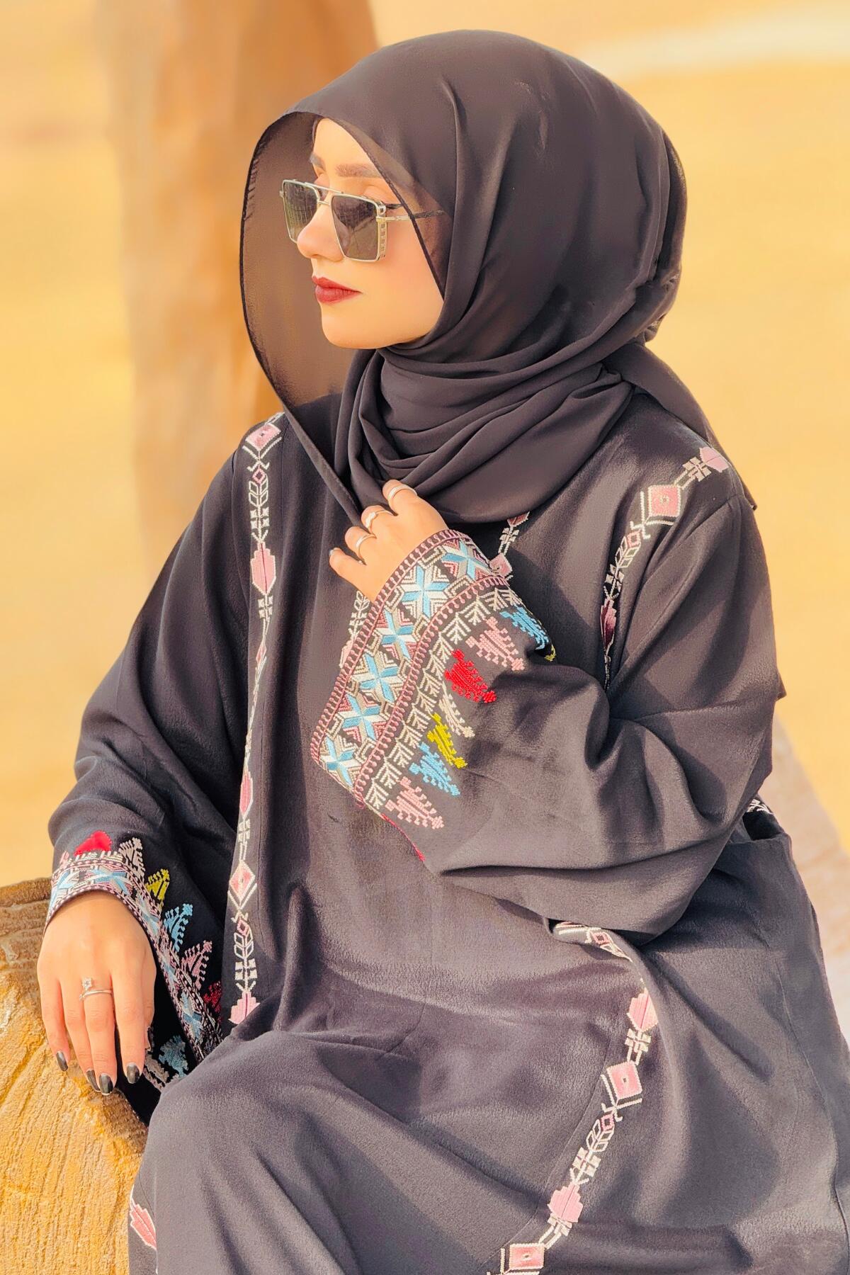 Pistachio Crepe Abaya