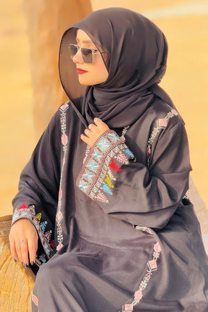 Iceberg Crepe Abaya