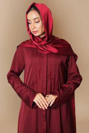 Charcoal Grey Flare Abaya