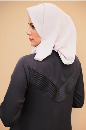 Burgundy Flare Abaya