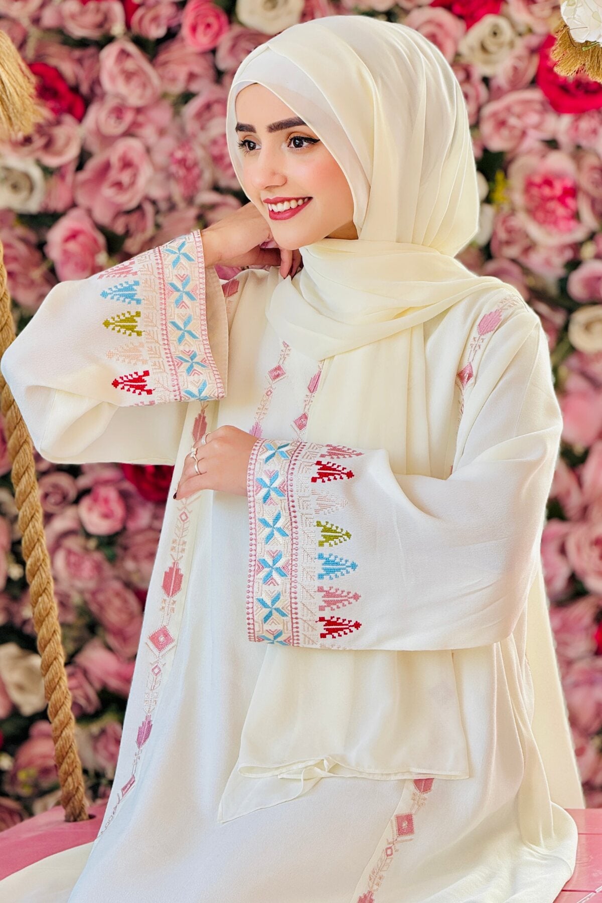 Black Crepe Abaya