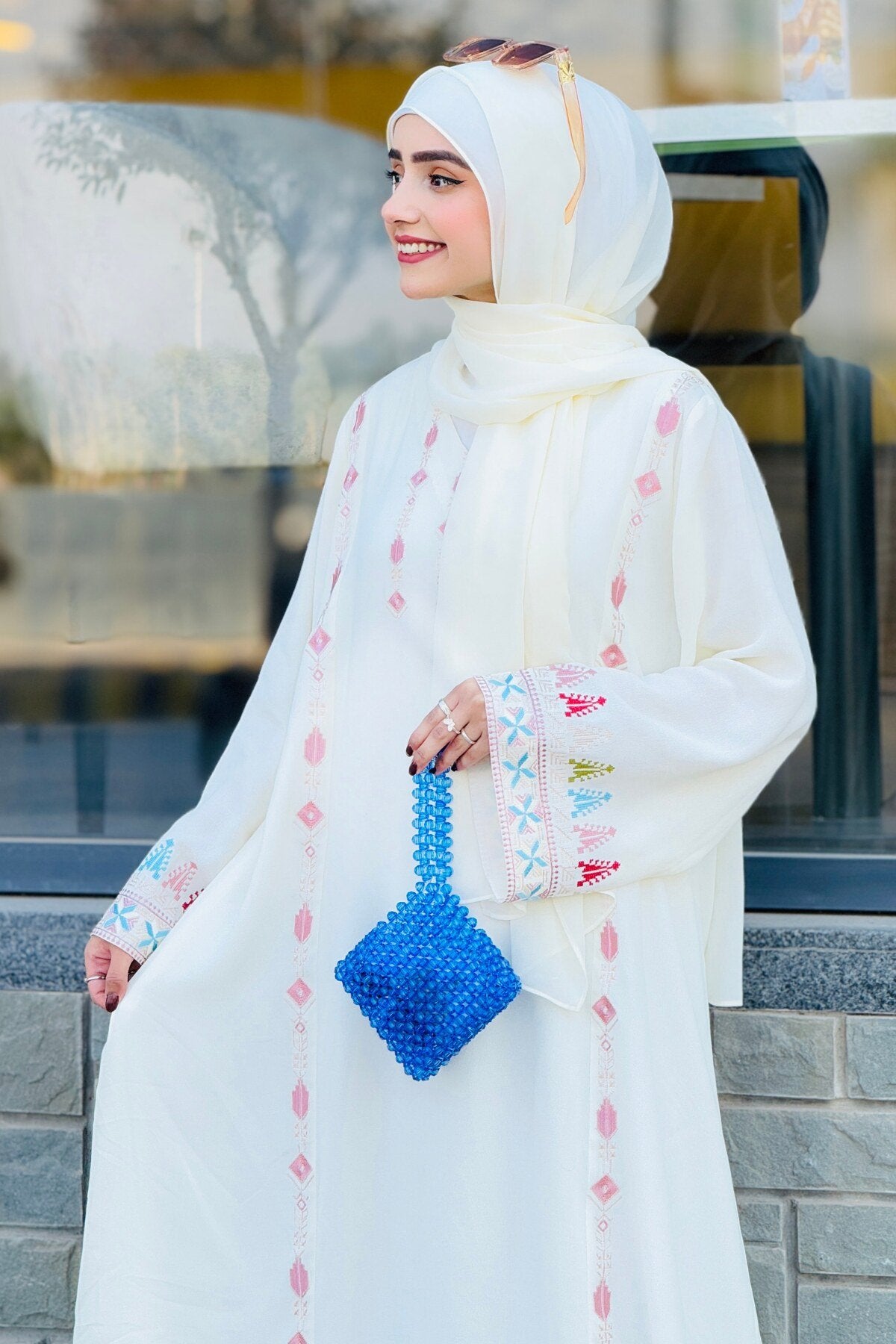 Pistachio Crepe Abaya