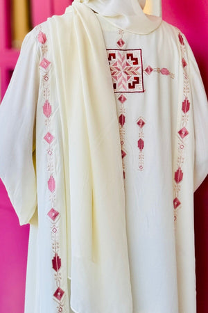 Pistachio Crepe Abaya