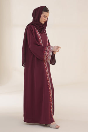 Noir Heritage Black Abaya