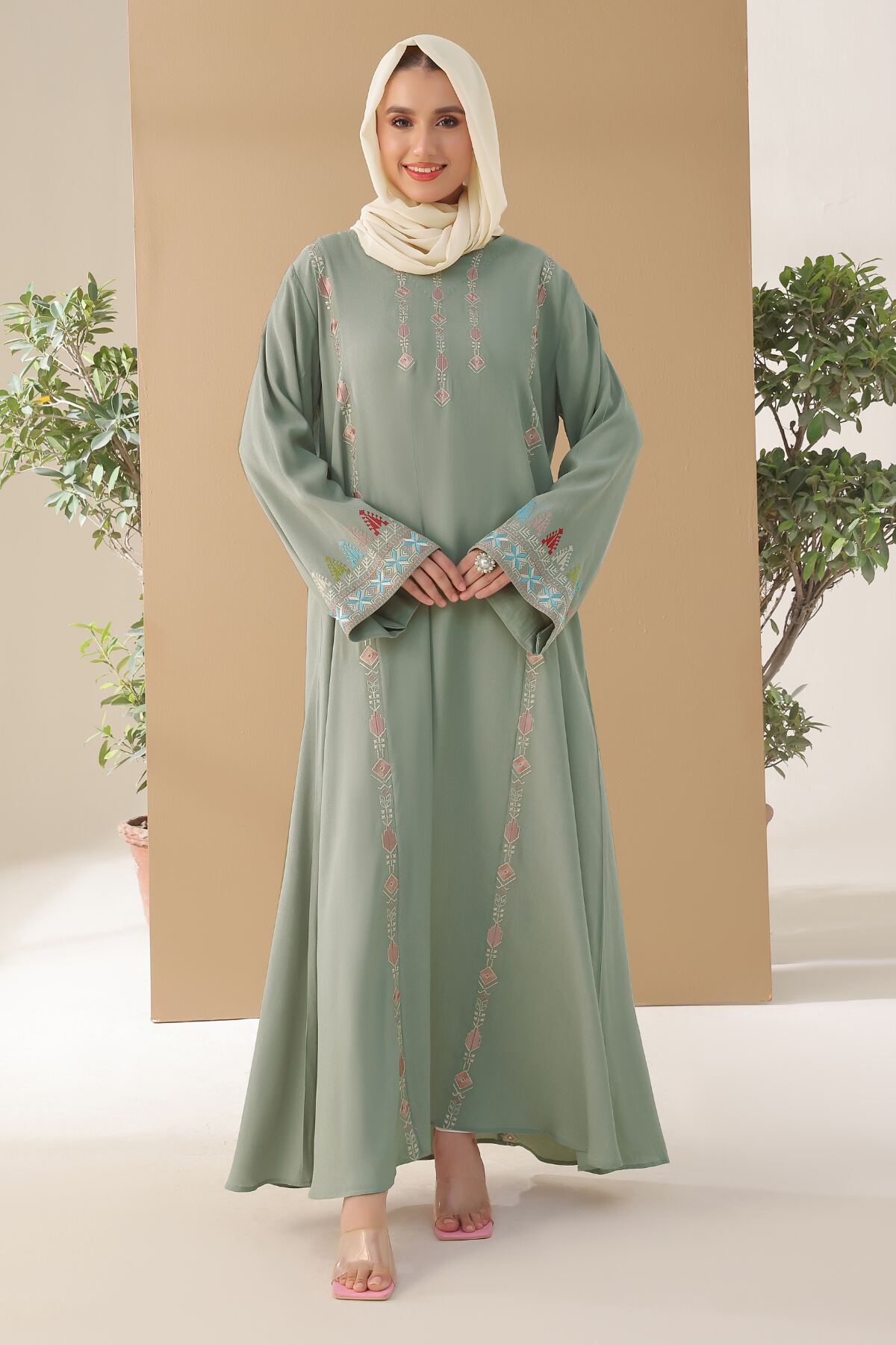 Iceberg Crepe Abaya