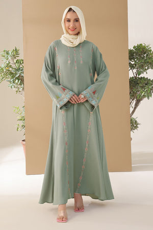 Iceberg Crepe Abaya