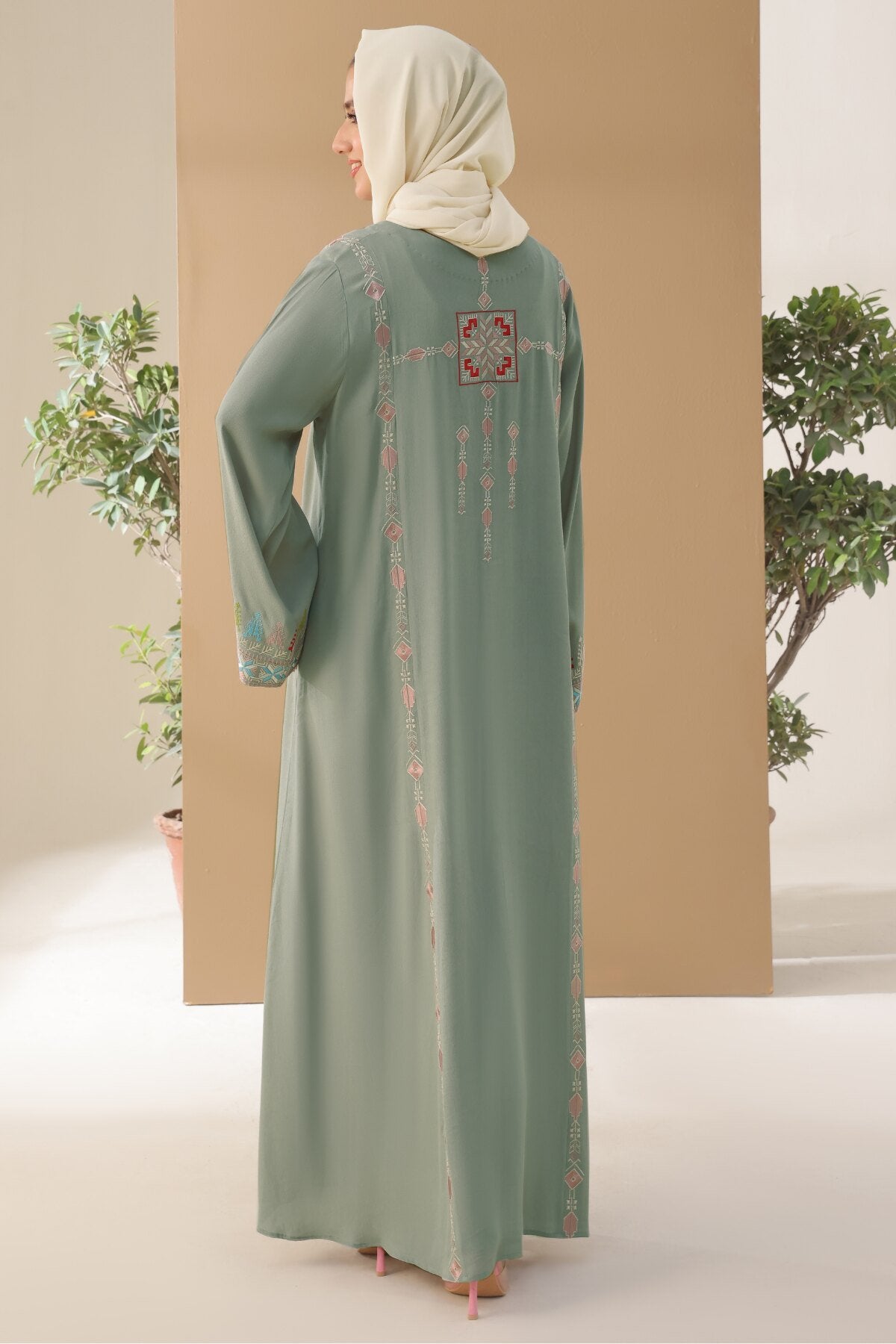 Black Crepe Abaya