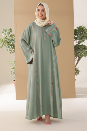 Black Crepe Abaya