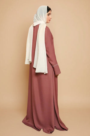 Purple Haze Embroidered Abaya